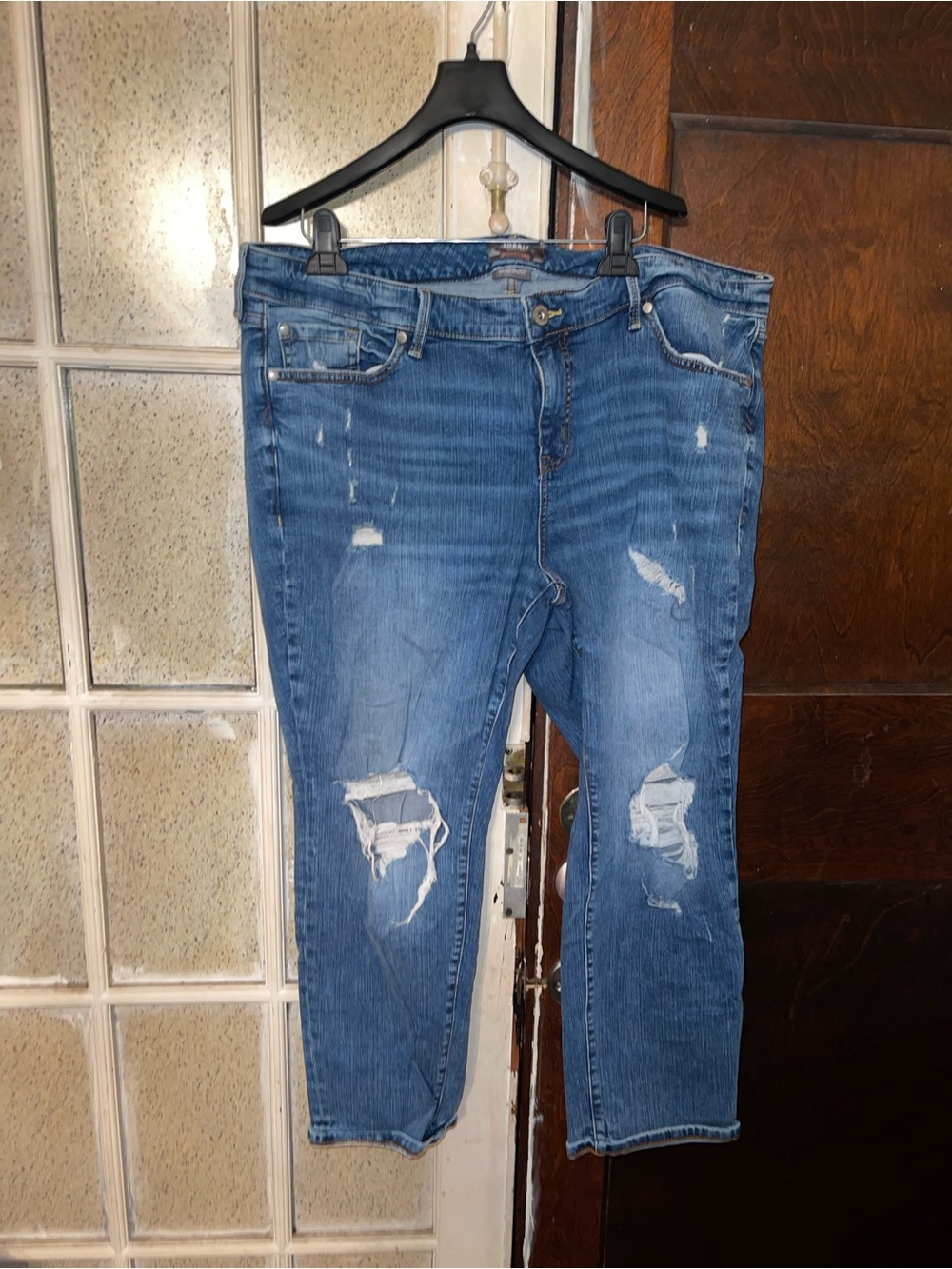 Torrid Boyfriend Vintage Stretch Distressed Blue Jeans - Size 22S